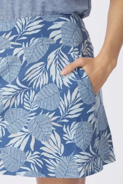 Fashion Sherpa Skort Neha Skort Seaport Blue Bhodi Leaf