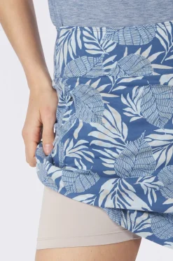 Fashion Sherpa Skort Neha Skort Seaport Blue Bhodi Leaf