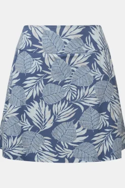 Fashion Sherpa Skort Neha Skort Seaport Blue Bhodi Leaf