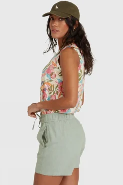 Best Sherpa Top Neha V-Neck Tank Top Rosie Peacock