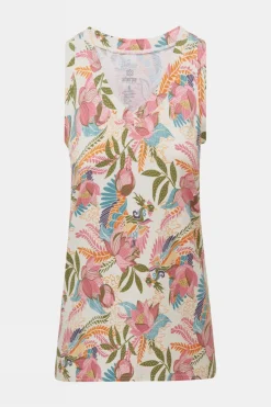 Best Sherpa Top Neha V-Neck Tank Top Rosie Peacock