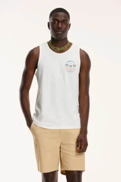 Outlet Shiwi T-Shirt Antigua Port Jet Stream White