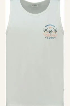 Outlet Shiwi T-Shirt Antigua Port Jet Stream White