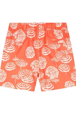 Sale Shiwi Zwemshort Milo 4 Inch Umbrellas Orange Coral Umbrella