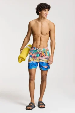 Hot Shiwi Zwemshort Nick Quick Dry 6 Inch Island