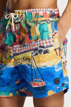 Hot Shiwi Zwemshort Nick Quick Dry 6 Inch Island