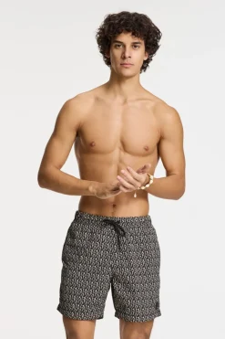 Zwemshort Nick Quick Dry 6 Inch Wavy Coral-Shiwi Hot