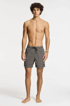 Zwemshort Nick Quick Dry 6 Inch Wavy Coral-Shiwi Hot