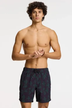 Fashion Shiwi Zwemshort Nick Quick Dry 6 Inch Birds Purple Rock Graphic Birds