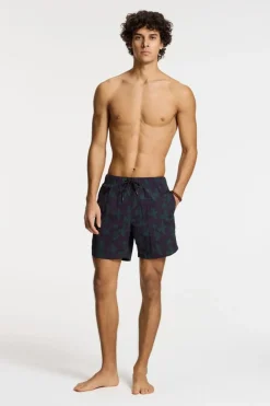 Fashion Shiwi Zwemshort Nick Quick Dry 6 Inch Birds Purple Rock Graphic Birds