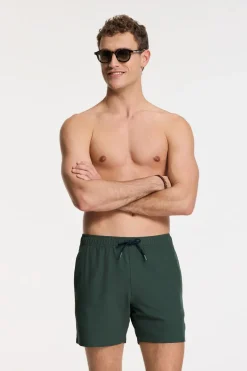 New Shiwi Zwemshort Scott Stretch 6 Inch Solid Green Leaf