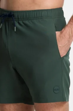 New Shiwi Zwemshort Scott Stretch 6 Inch Solid Green Leaf