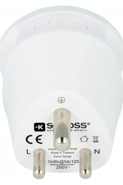 Clearance S-Kross Wereldstekker Combo World To India white