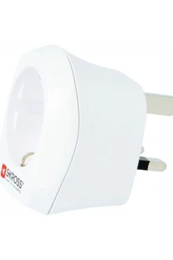 Online S-Kross Wereldstekker Europe To UK Adapter white