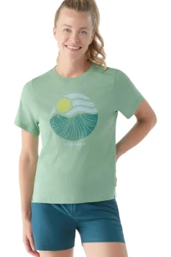 Online Smartwool T-Shirt Horizon View Ss Honey Dew