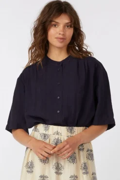 Clearance Soaked in Luxury Hemd Slemine Layna Natural Flowers