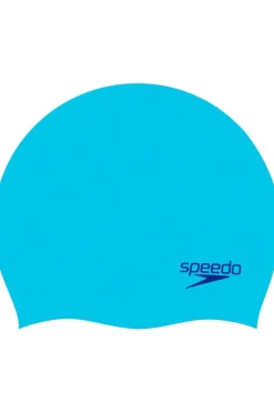 Online Speedo Badmuts Swimcaps Jun Moulded mid blue
