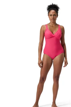 Discount Speedo Badpak Eco Cross Knot Shaping 1P Raspberry Fill