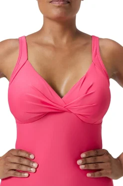 Discount Speedo Badpak Eco Cross Knot Shaping 1P Raspberry Fill