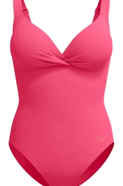 Discount Speedo Badpak Eco Cross Knot Shaping 1P Raspberry Fill