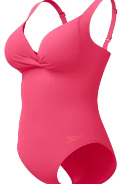 Discount Speedo Badpak Eco Cross Knot Shaping 1P Raspberry Fill