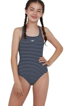 Outlet Speedo Badpak End Print Medalist dark blue/off white