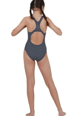 Outlet Speedo Badpak End Print Medalist dark blue/off white