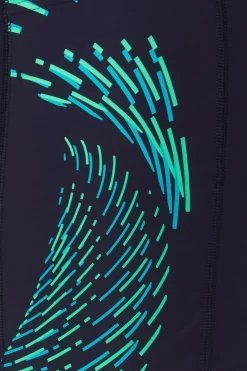 New Speedo Eco Plastisol Placem Aqsh dark blue/green