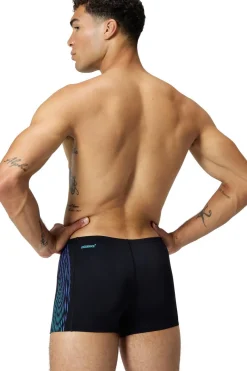 Fashion Speedo Eco+ Tech Panel Aqsh Black / Cobalt Pop