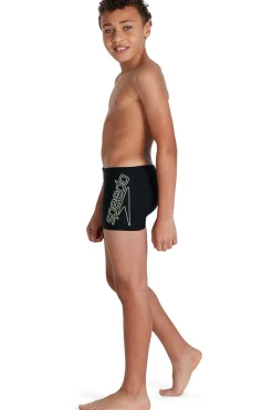 Best Speedo Zwemshort Boom Logo Placem Aqsh Bla/Grn