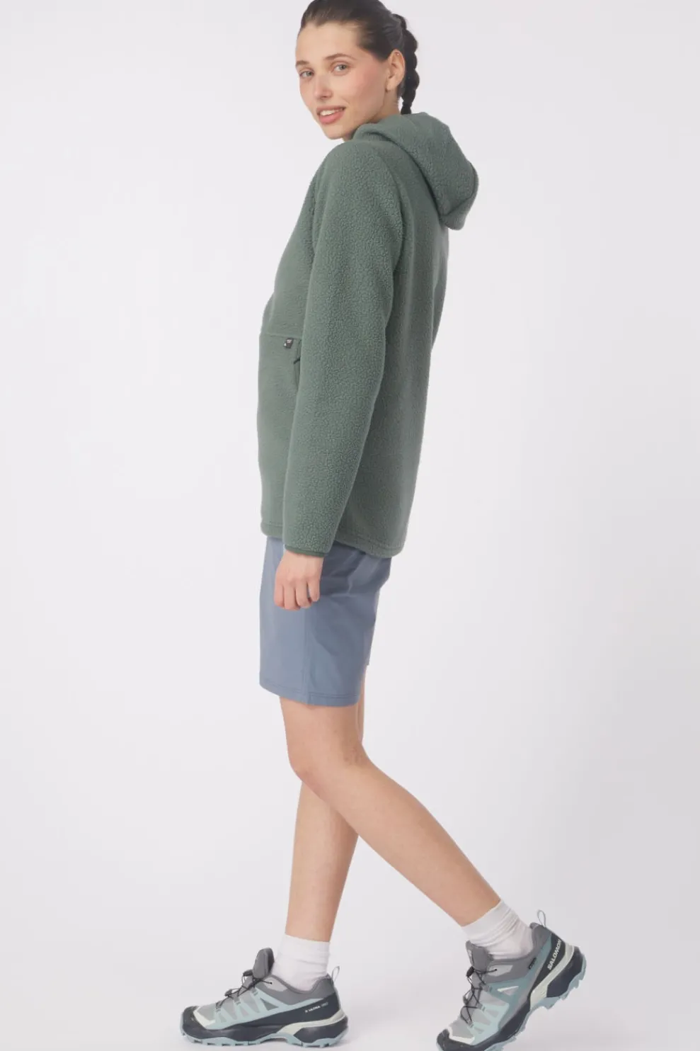 Fleece Aber Half Zip Hooded-Sprayway Sale