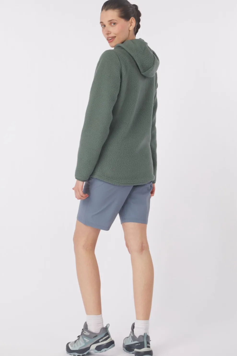 Fleece Aber Half Zip Hooded-Sprayway Sale