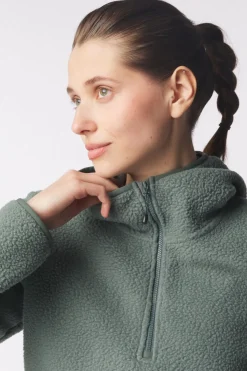 Fleece Aber Half Zip Hooded-Sprayway Sale