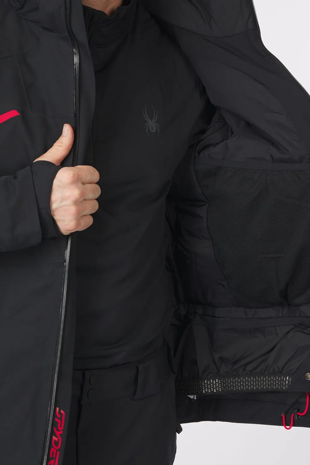 Sale Spyder Ski-Jas Leader Jacket Black