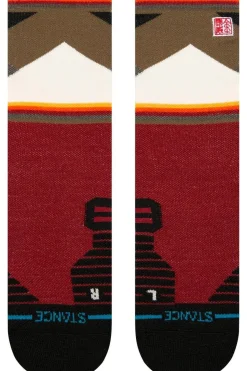 Discount Stance Wandelsokken Jimmy Chin Mid Wool Crew Red