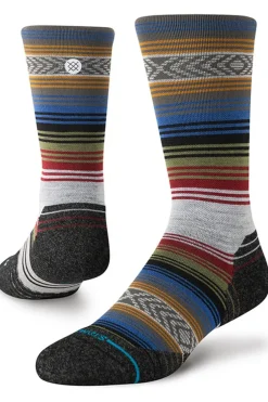 Best Stance Wandelsokken Light Wool Crew Black Red