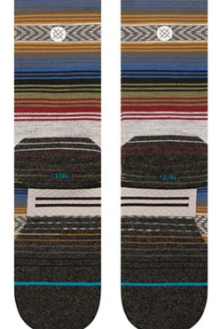 Best Stance Wandelsokken Light Wool Crew Black Red