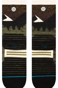 Best Stance Wandelsokken Mid Wool Crew Olive