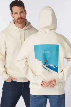 Clearance STRØM Trui Hd Ski Jump Natural Raw