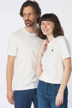 Hot STRØM T-Shirt Elephant Off White