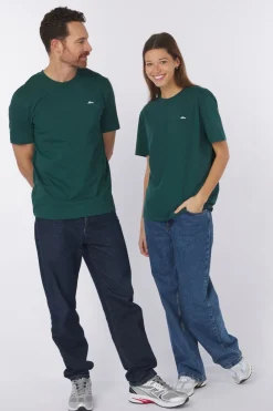 Discount STRØM T-Shirt Snowy Mountain Glaced Green