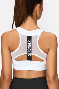 Hot Stronger Sport Bh Bounce Sports Bra White