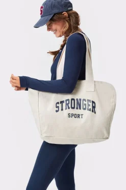 Outlet Stronger Sporttas Canvas Tote Bag Whisper White