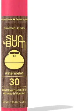 New Sun Bum Zonnebescherming Original Spf 30 Sunscreen Lip Balm Watermelon