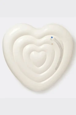 Clearance Sunnylife Speelgoed Twin Heart Lie-On Stole My Heart Pink Stripe white/light pink