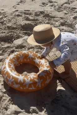 Online Swim Essentials Speelgoed Sea Star Printed Zwemband 55 Cm Donkerroze/Wit