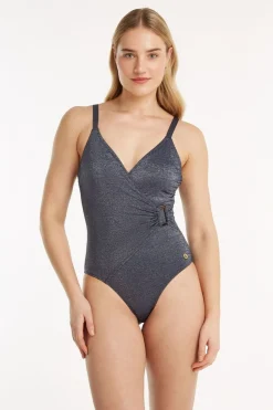 Discount Ten Cate Beach Badpak V-Neck Padded Royal Blue