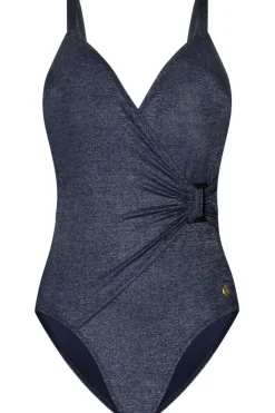 Discount Ten Cate Beach Badpak V-Neck Padded Royal Blue