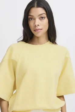 Outlet The Jogg Concept Trui Jcrubi Ss Cutline Sweat Pale Banana Yellow