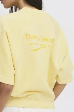 Outlet The Jogg Concept Trui Jcrubi Ss Cutline Sweat Pale Banana Yellow
